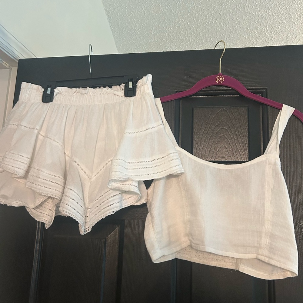 Aerie rockin ruffle skirt  Two-Piece Set